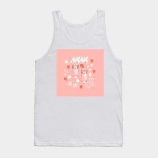 Nana anime strawberry glasses Tank Top